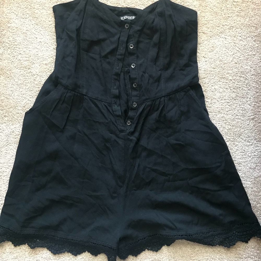 Express Black Romper
